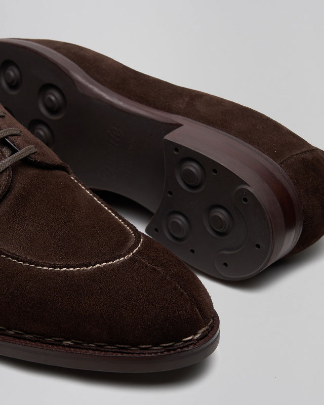 Derby | Suede | Dark Brown | 580A