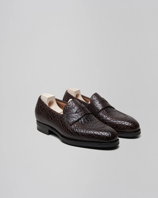 Saint Crispin's - Penny Loafer | Water Buffalo | Dark Brown | 539 - Loafer
