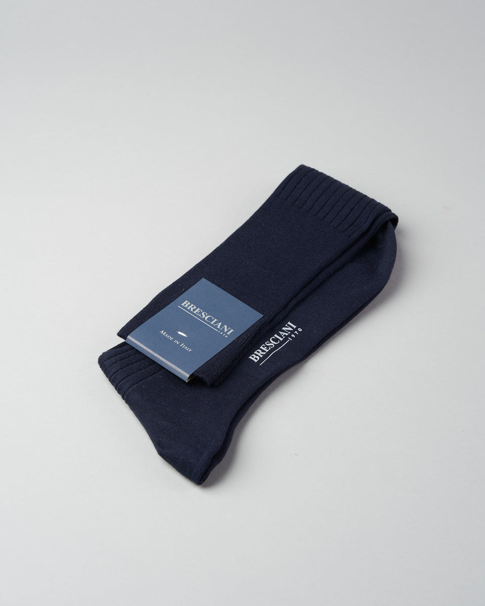 Knee-high Sock | Navy | Organic Cotton