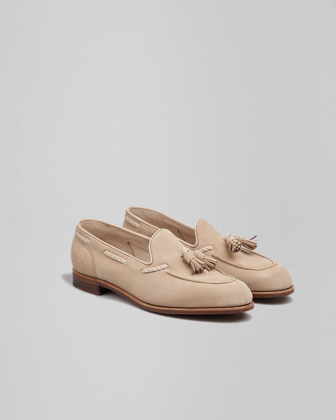Edward Green | Belgravia | Unlined | Suede | Oyster | The Hand