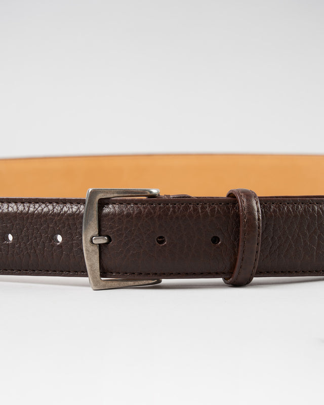 Belt | London Grain | Dark Brown