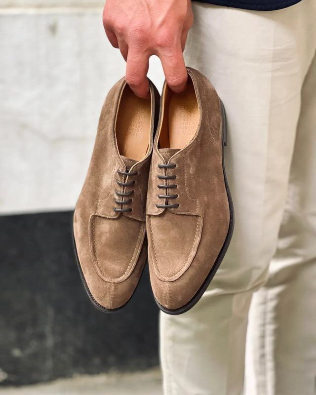 Edward Green at The Hand: Dover Unlined Suede Mole