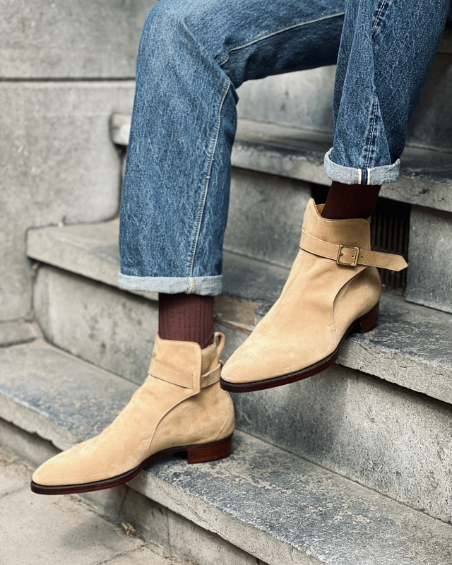 London Boot | Suede | Sandstone