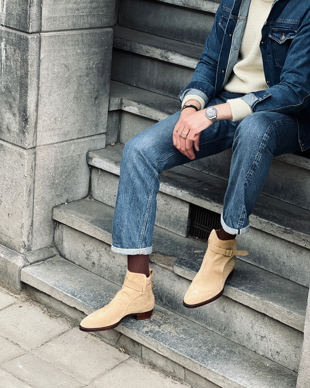 London Boot | Suede | Sandstone