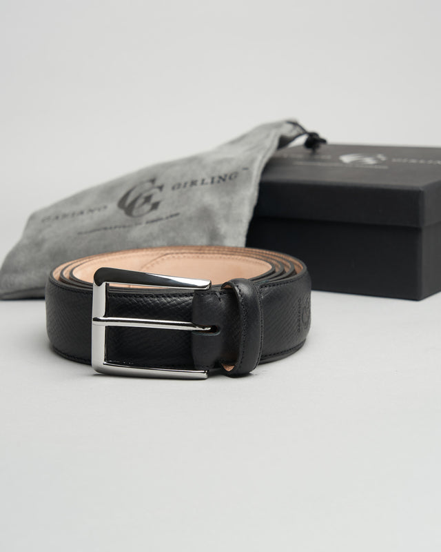 Belt | Hatch Grain | Black