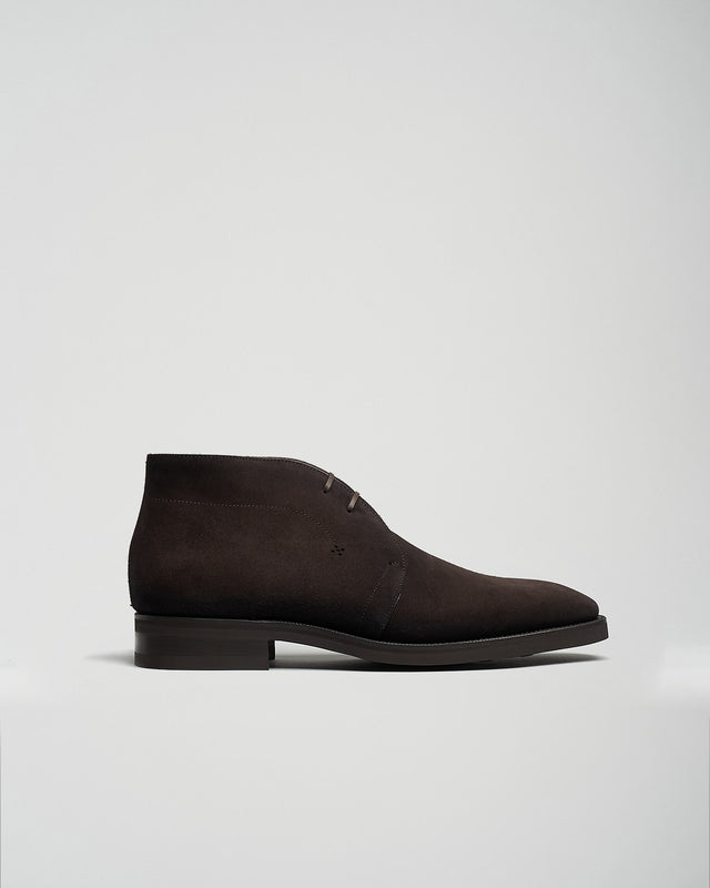 Robert Chukka Boot | Suede | Dark Brown